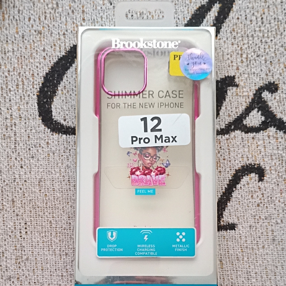 Brookstone Pink Protective Case for iPhone 12 Pro Max